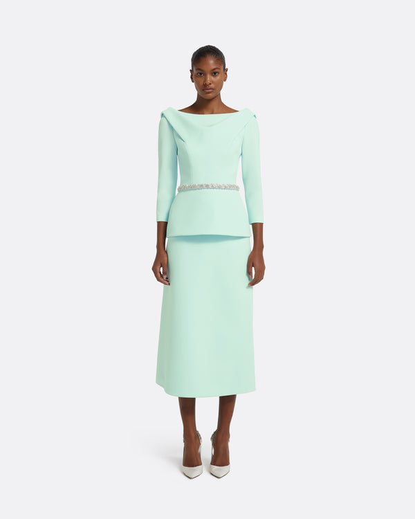 safiyaa Finian Skirt in Frost