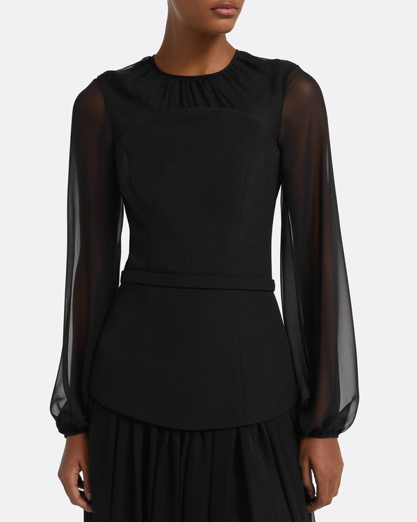 Safiyaa Finley Long Dress In Black