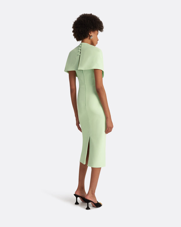 Safiyaa Flora Aloe Midi Dress