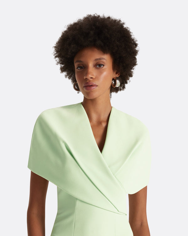 Safiyaa Flora Aloe Midi Dress