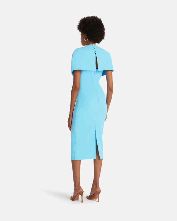 Safiyaa Flora Topaz Midi Dress