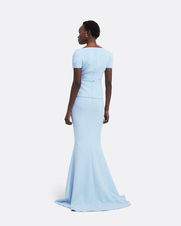 Safiyaa Gayeta Pale Blue Skirt