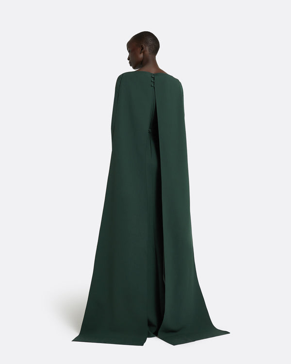 Safiyaa Ginevra Darkest Spruce Long Dress