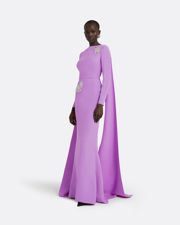 Safiyaa Ginevra Lupine Long Dress