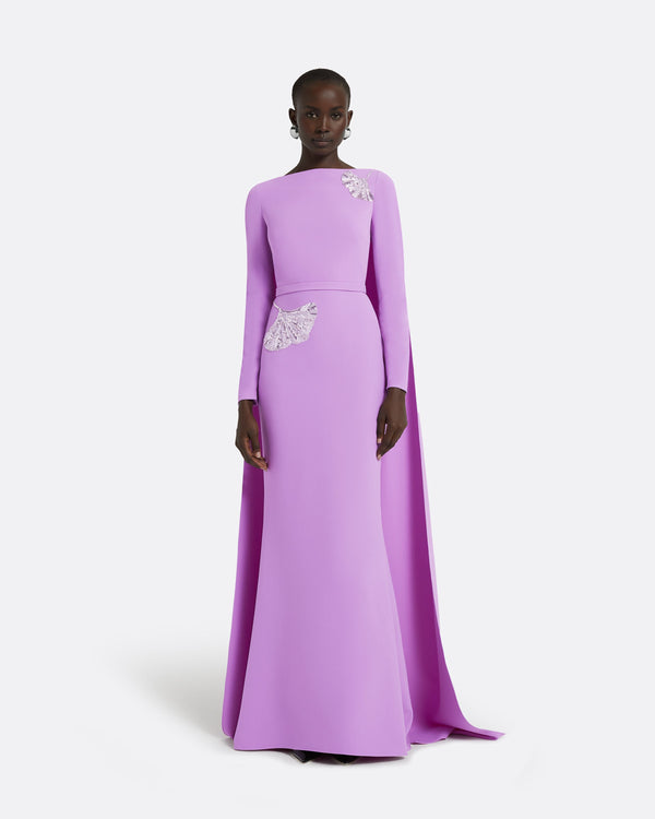 safiyaa Ginevra Lupine Long Dress