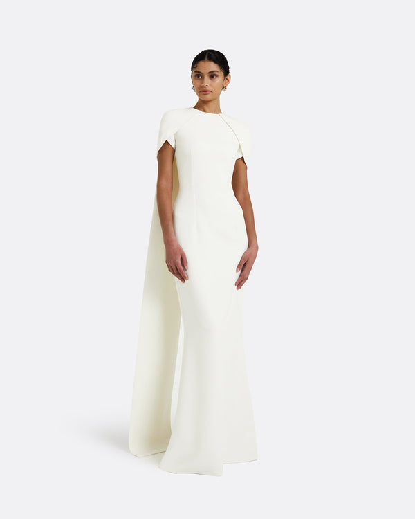 safiyaa Ginkgo Ivory Dress