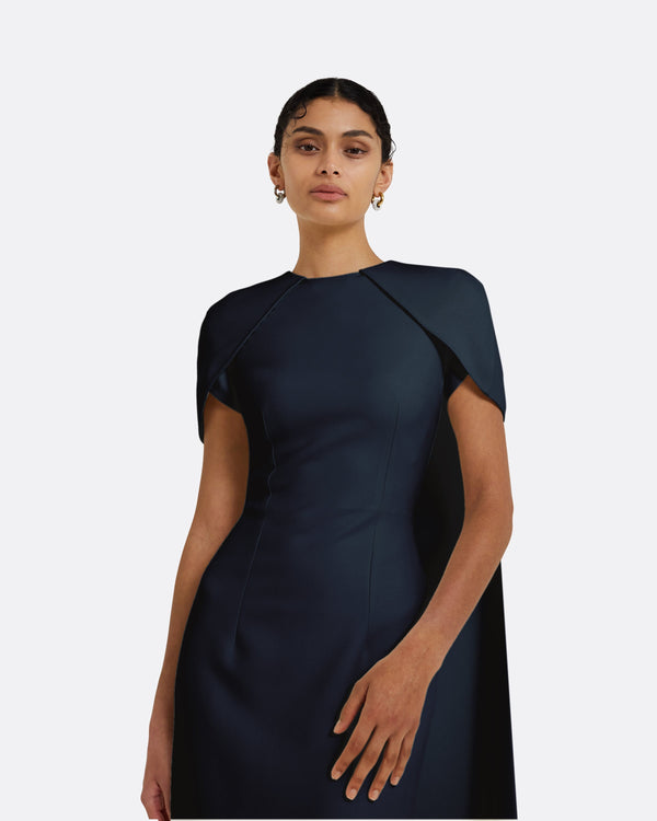 Safiyaa Ginkgo Midnight Navy Dress