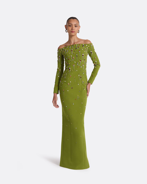 safiyaa Gioia Calla Long Dress