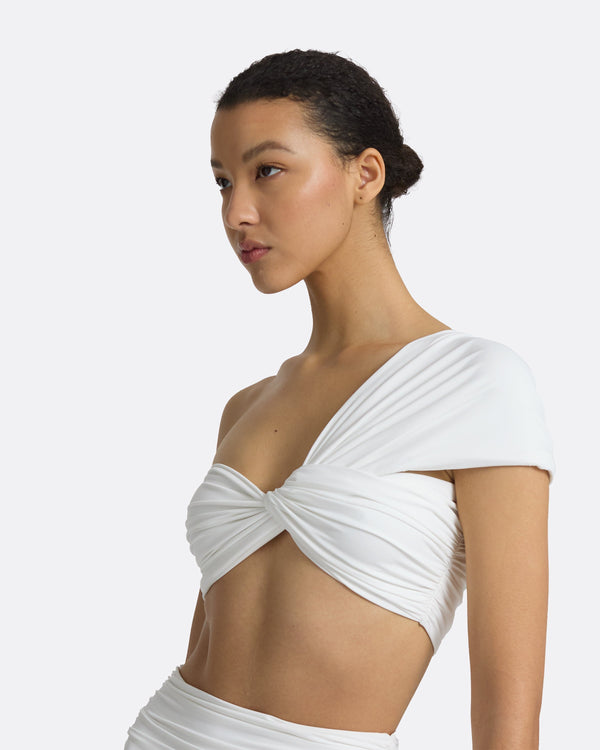 Safiyaa Gisella Ivory Bikini Top