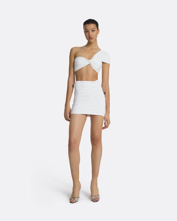 safiyaa Gisella Ivory Bikini Top