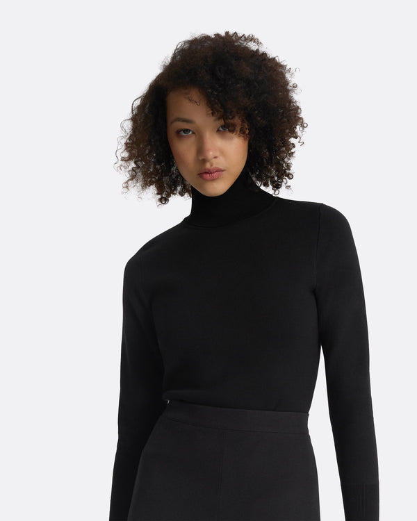 Safiyaa Giulia Black Knit Top