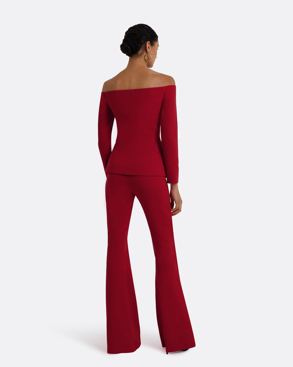 Safiyaa Halluana Azalea Red Trousers
