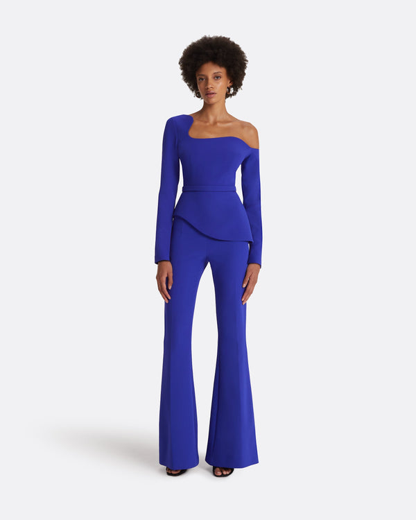 Safiyaa Halluana Azure Blue Trousers