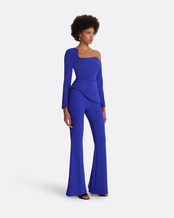 safiyaa Halluana Azure Blue Trousers