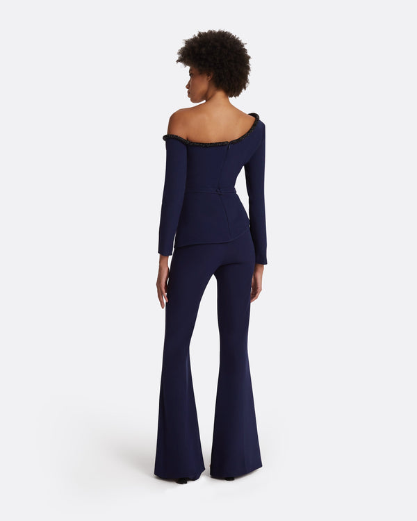 Safiyaa Halluana Azurite Blue Trousers