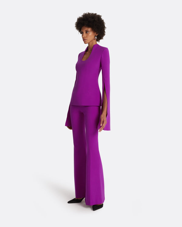safiyaa Halluana Magenta Trousers