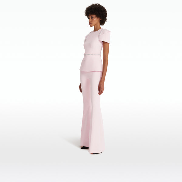 Safiyaa Halluana Pale Pink Trousers