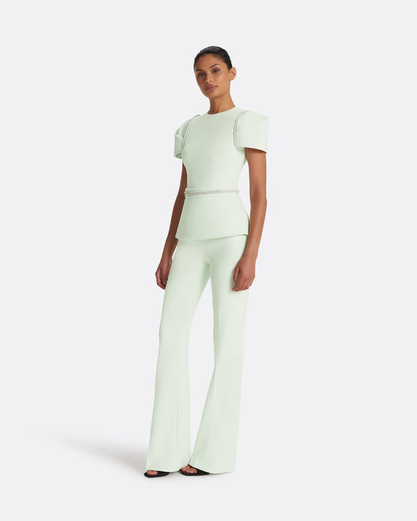 safiyaa Halluana Spearmint Trousers