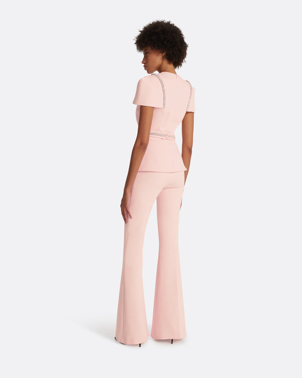 Safiyaa Halo Pale Pink Top