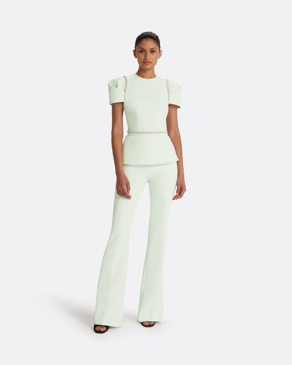 safiyaa Halo Spearmint Top