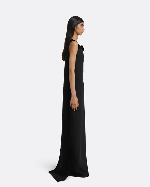 Safiyaa Harley Long Dress In Black