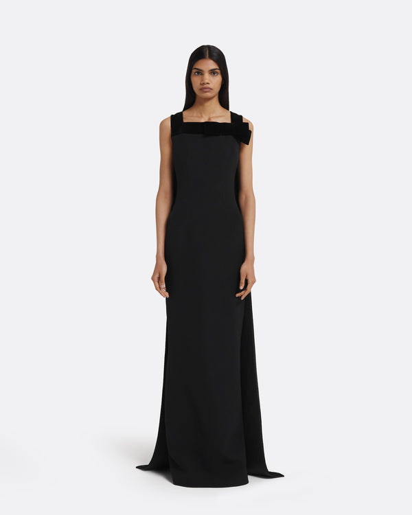 safiyaa Harley Long Dress in Black