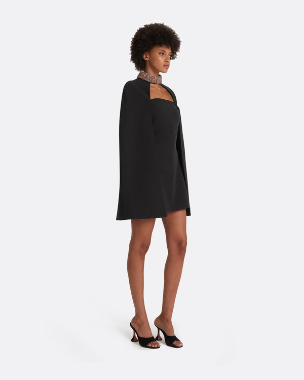 Safiyaa Harlow Black Short Dress