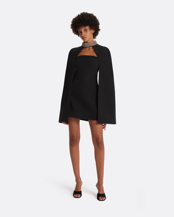 safiyaa Harlow Black Short Dress