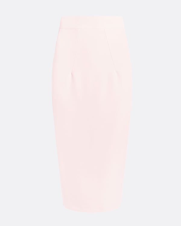 Safiyaa Hokoku Barely Pink Skirt