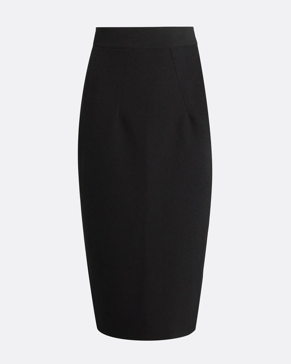 Safiyaa Hokoku Black Pencil Skirt
