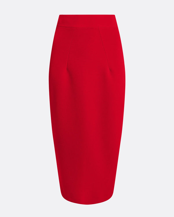 Safiyaa Hokoku Cherry Red Skirt