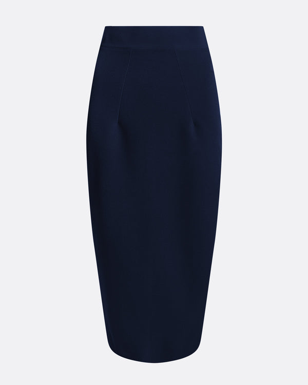 Safiyaa Hokoku Maritime Blue Skirt
