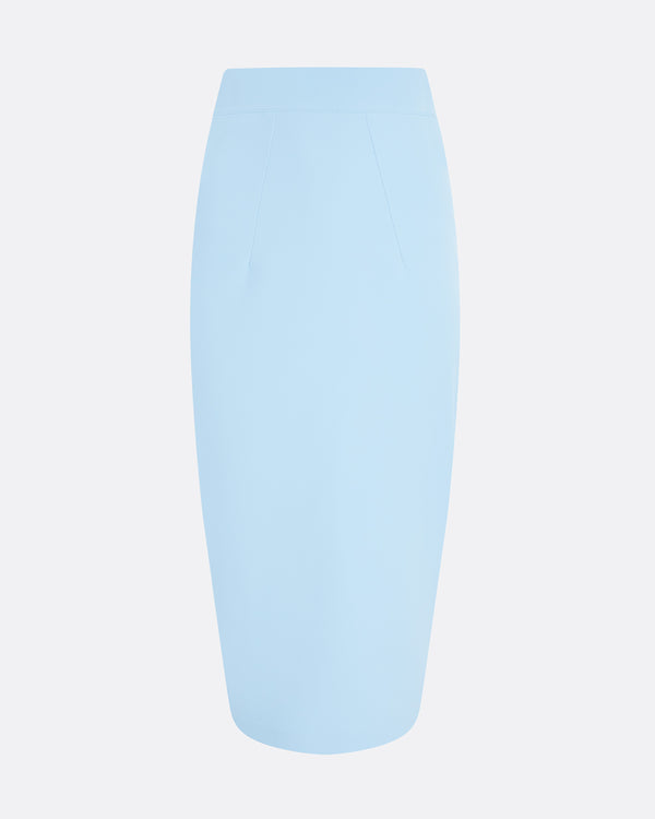 Safiyaa Hokoku Pale Blue Skirt