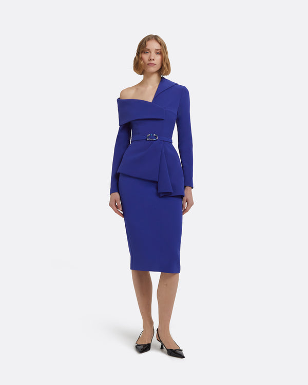 safiyaa Hokoku Skiathos Blue Skirt