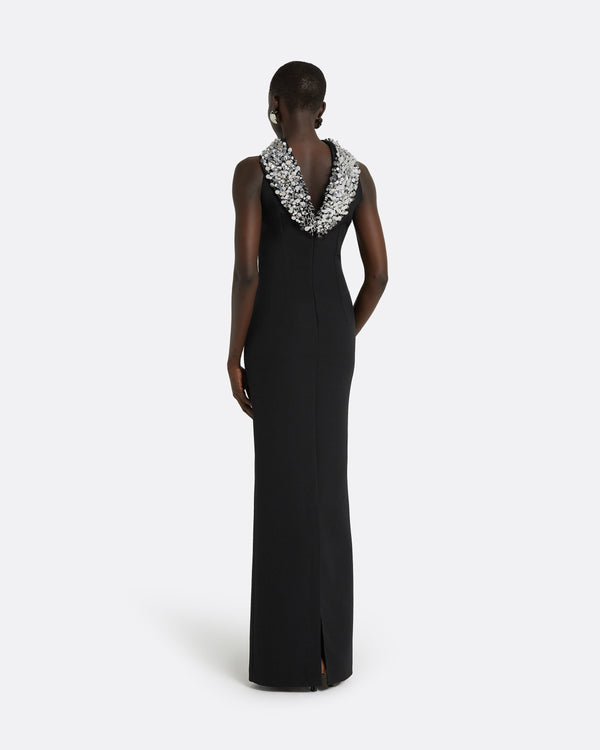 Safiyaa Holli Black Long Dress