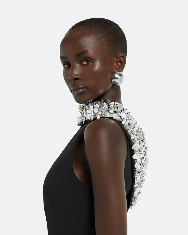 Safiyaa Holli Black Long Dress