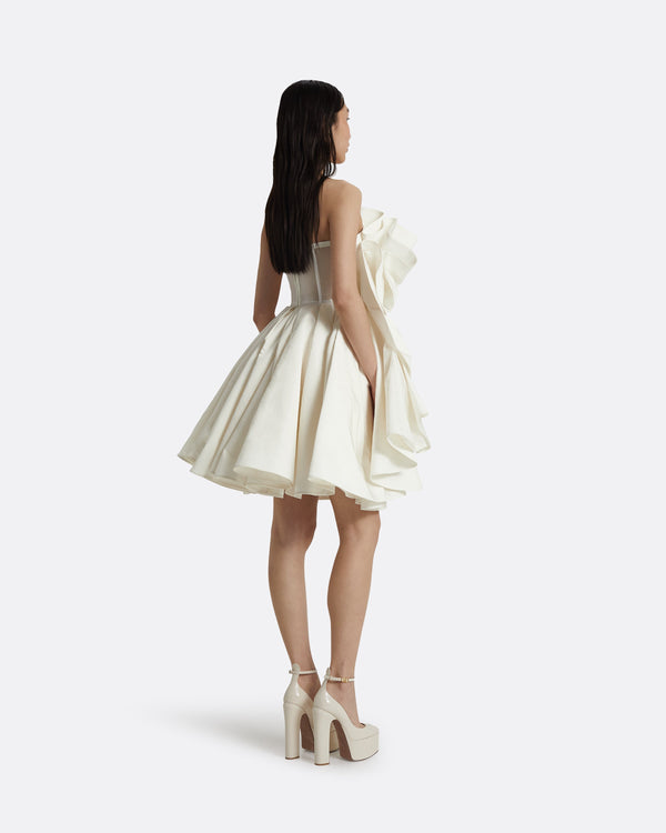 Safiyaa Iona Ivory Short Dress
