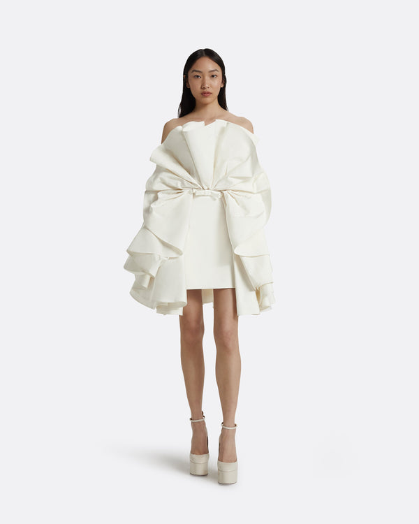 safiyaa Iona Ivory Short Dress