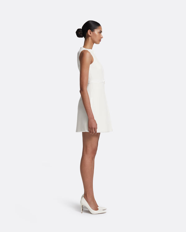 Safiyaa Isra Short Dress In Ivory