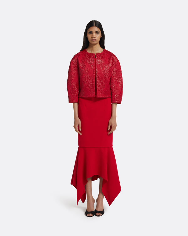 Safiyaa Ivy Jacket In Crimson