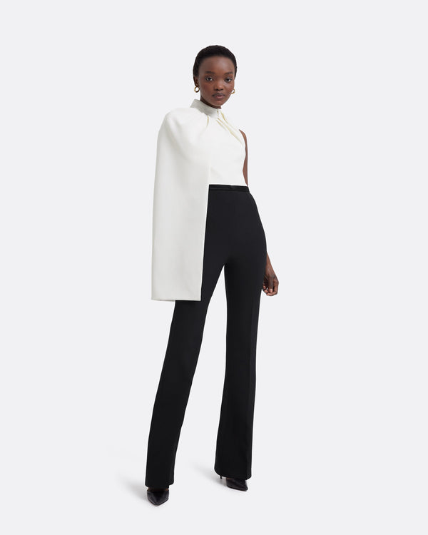 safiyaa Jaime Black & Ivory Jumpsuit