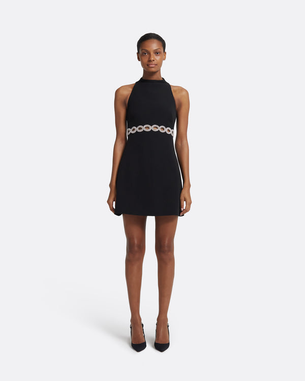 safiyaa Jalian Short Dress in Black