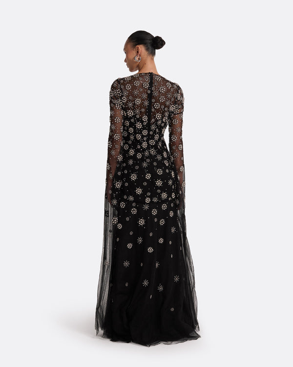 Safiyaa Jennifer Black Long Dress