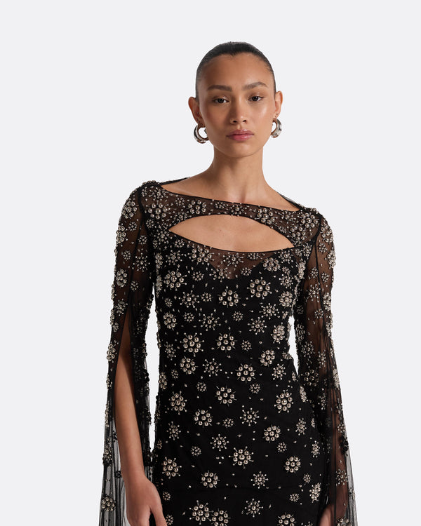 Safiyaa Jennifer Black Long Dress