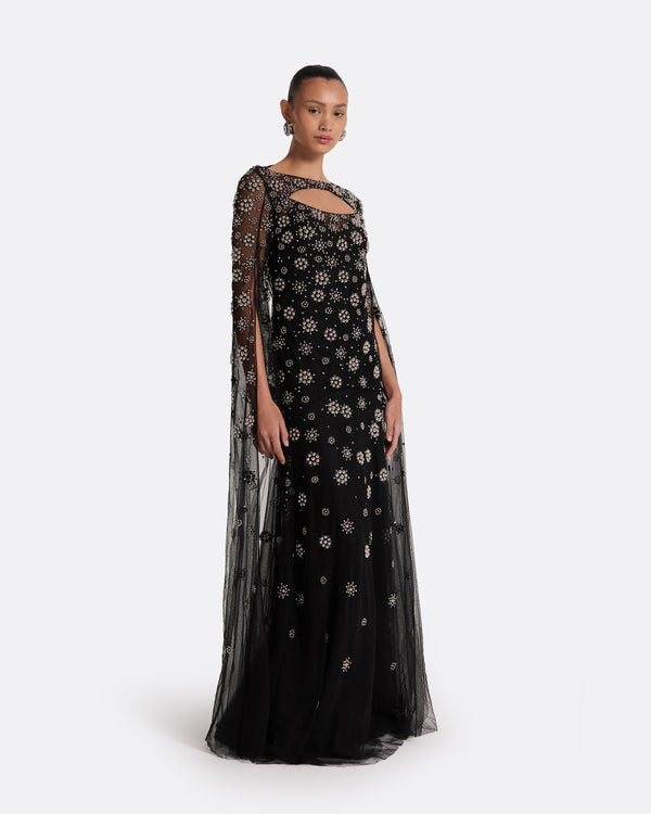 Safiyaa Jennifer Black Long Dress