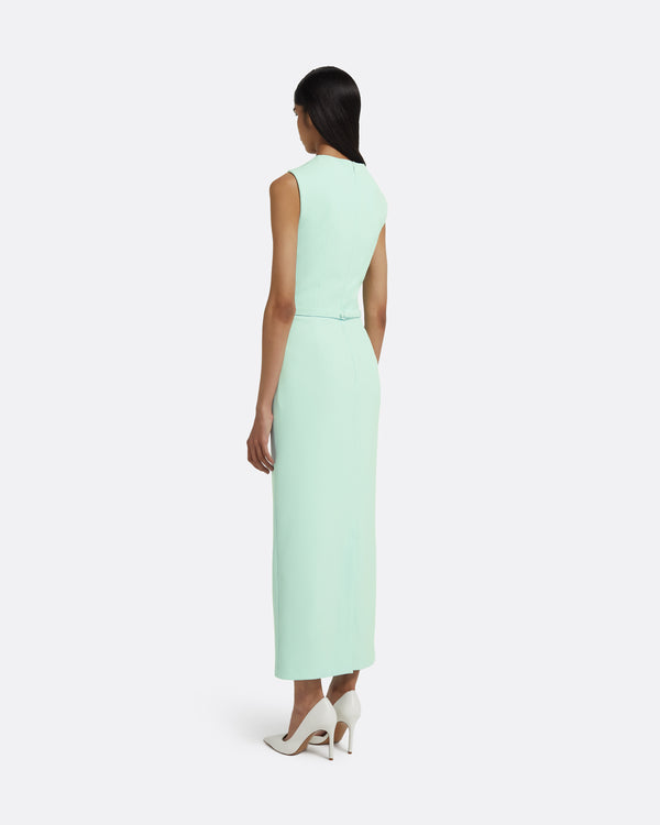 Safiyaa Jody Midi Dress In Frost