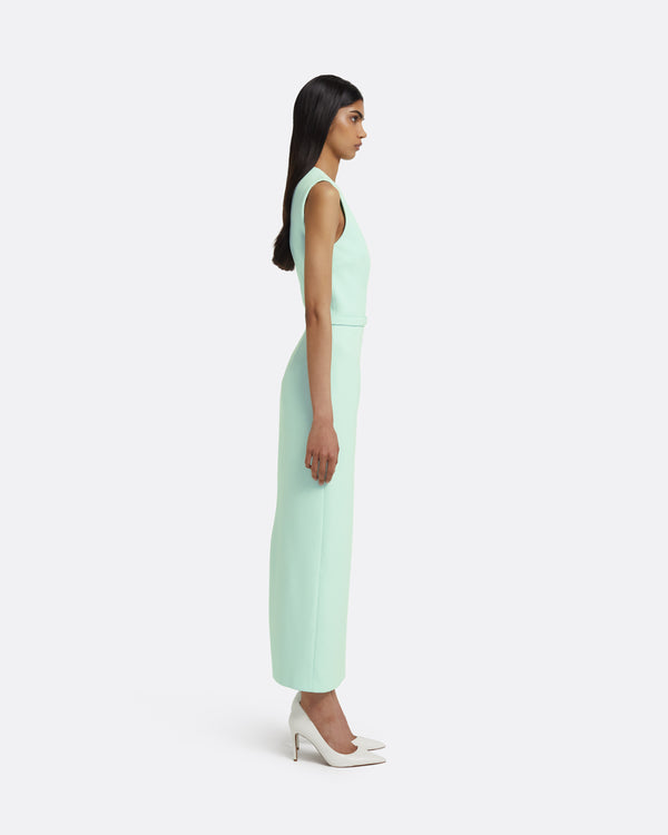 Safiyaa Jody Midi Dress In Frost