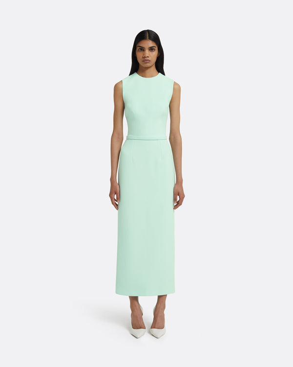 safiyaa Jody Midi Dress in Frost
