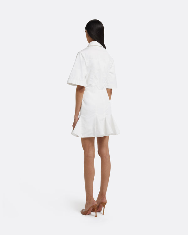 Safiyaa Jude Short Dress In Ivory