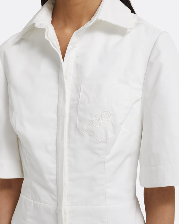 Safiyaa Jude Short Dress In Ivory